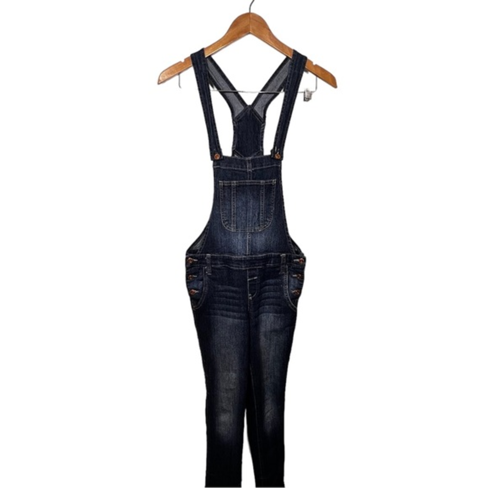 LEI Denim Skinny Overalls